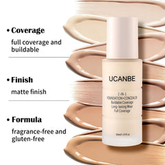 UCANBE smooth formula texture close-up hydrates while mattifying benefit