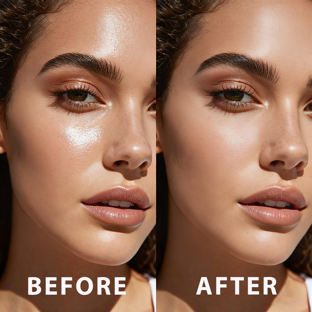 UCANBE mist particles mid-air demonstrating lightweight coverage benefit