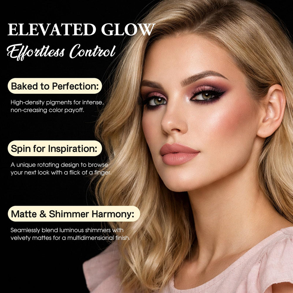 UCANBE model wearing soft-glam look showing cohesive eyes and cheek color