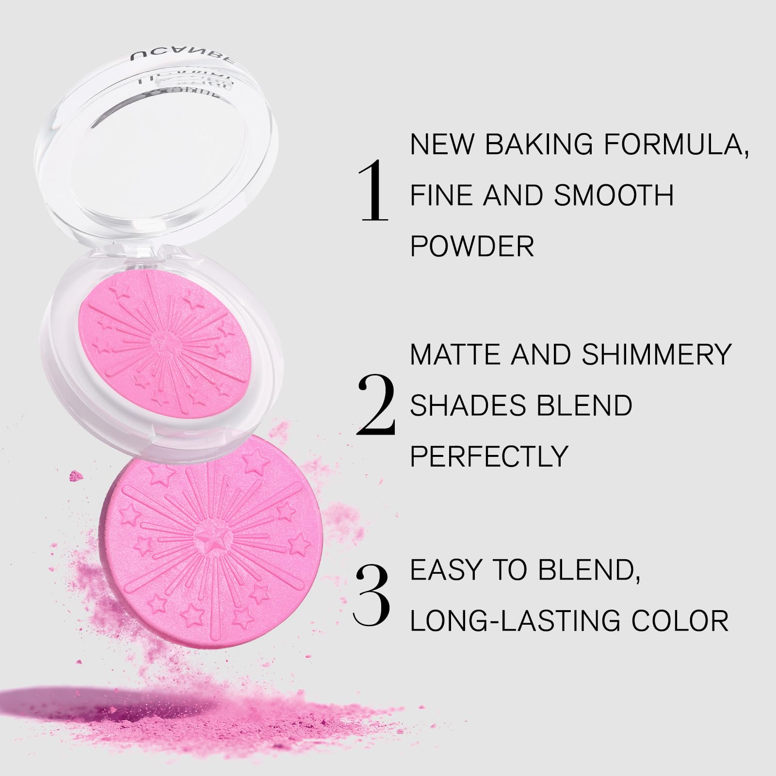 UCANBEMAKEUP used as eyeshadow creating cohesive monochrome look and easy versatility