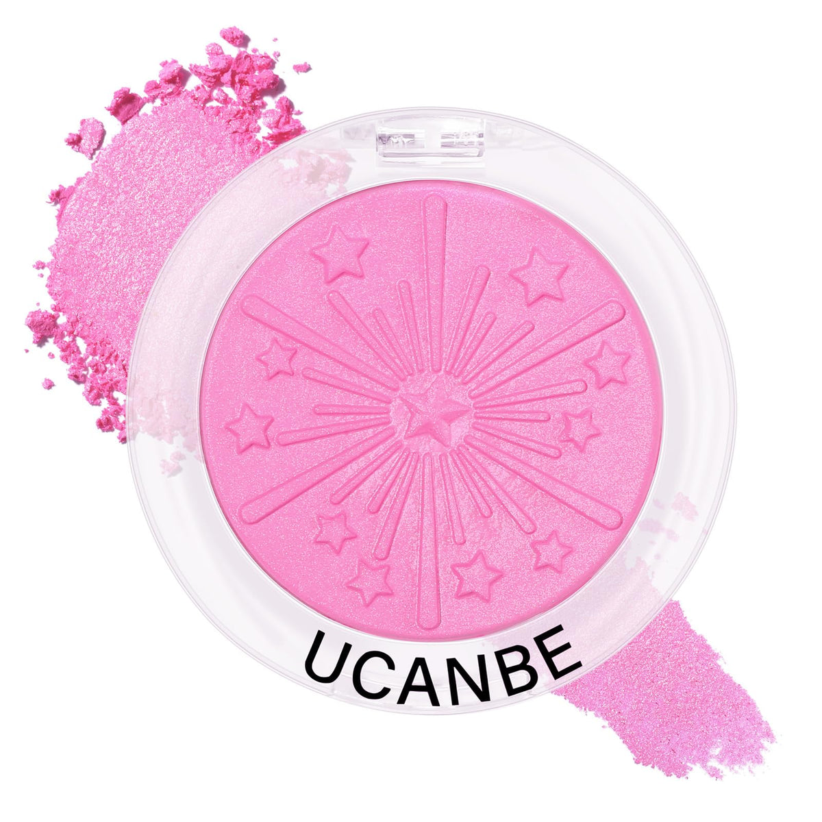 UCANBEMAKEUP front packaging showing compact and shade label benefit of clear shade ID