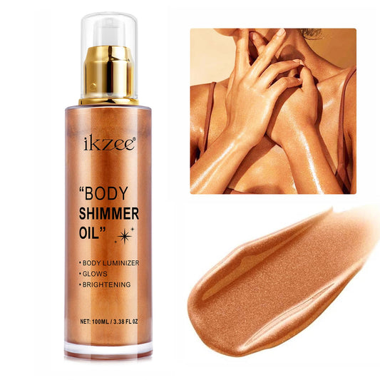 UCANBEMAKEUP bottle front view showing golden-brown shimmer and luminous benefit