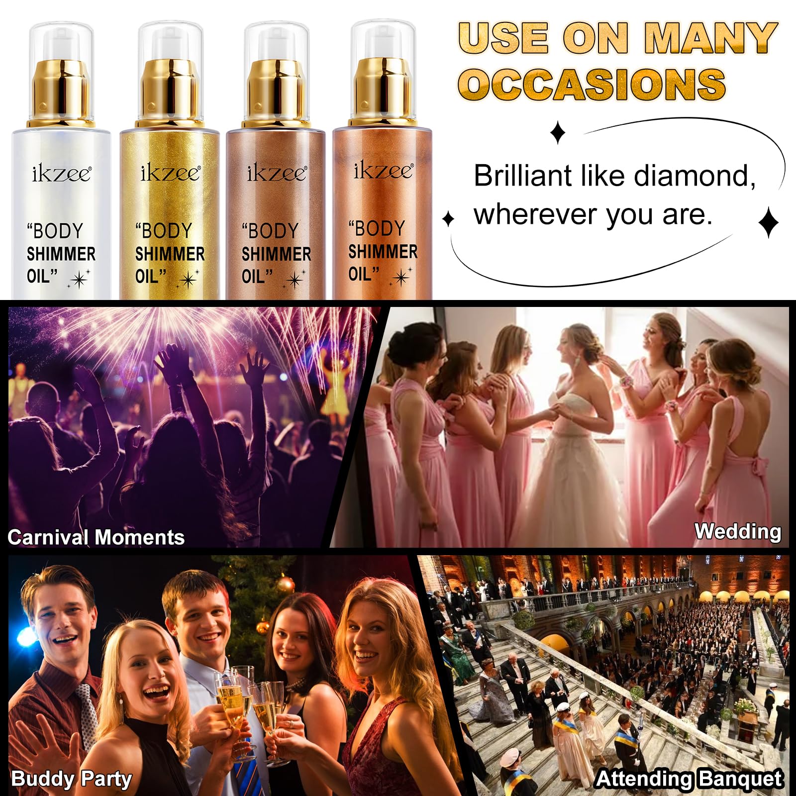 UCANBEMAKEUP shimmer oil blended into foundation showing customizable luminosity