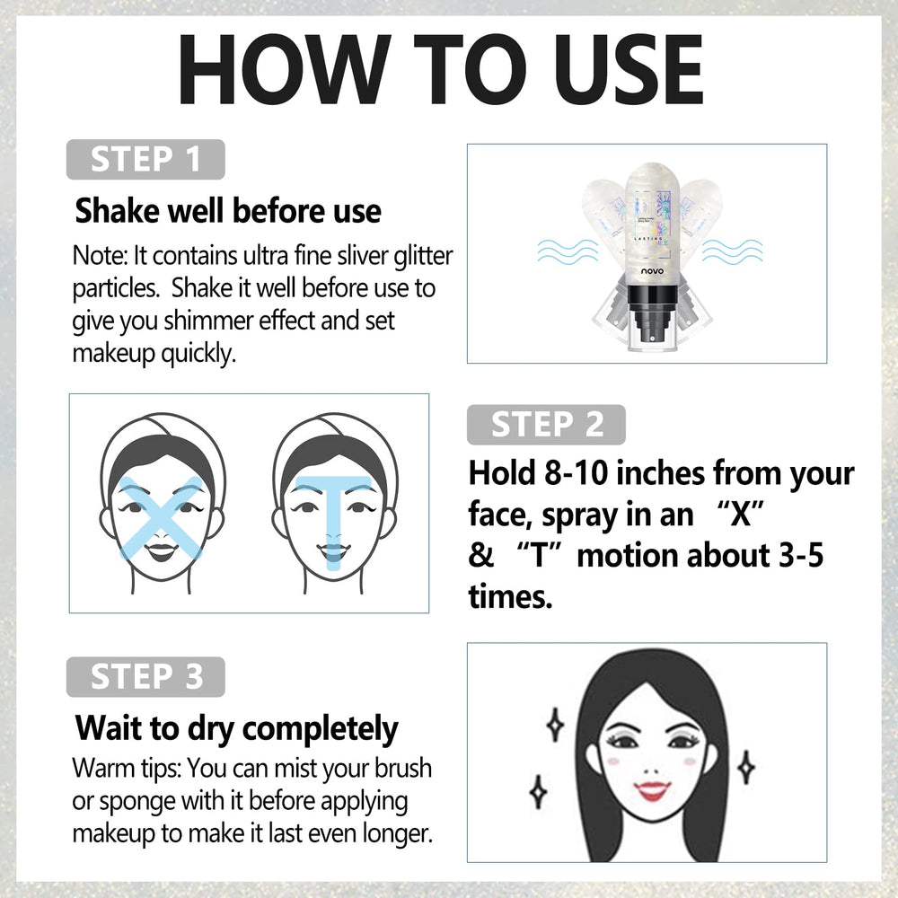 UCANBEMAKEUP being sprayed onto a makeup brush, suggests intensified color and blendability