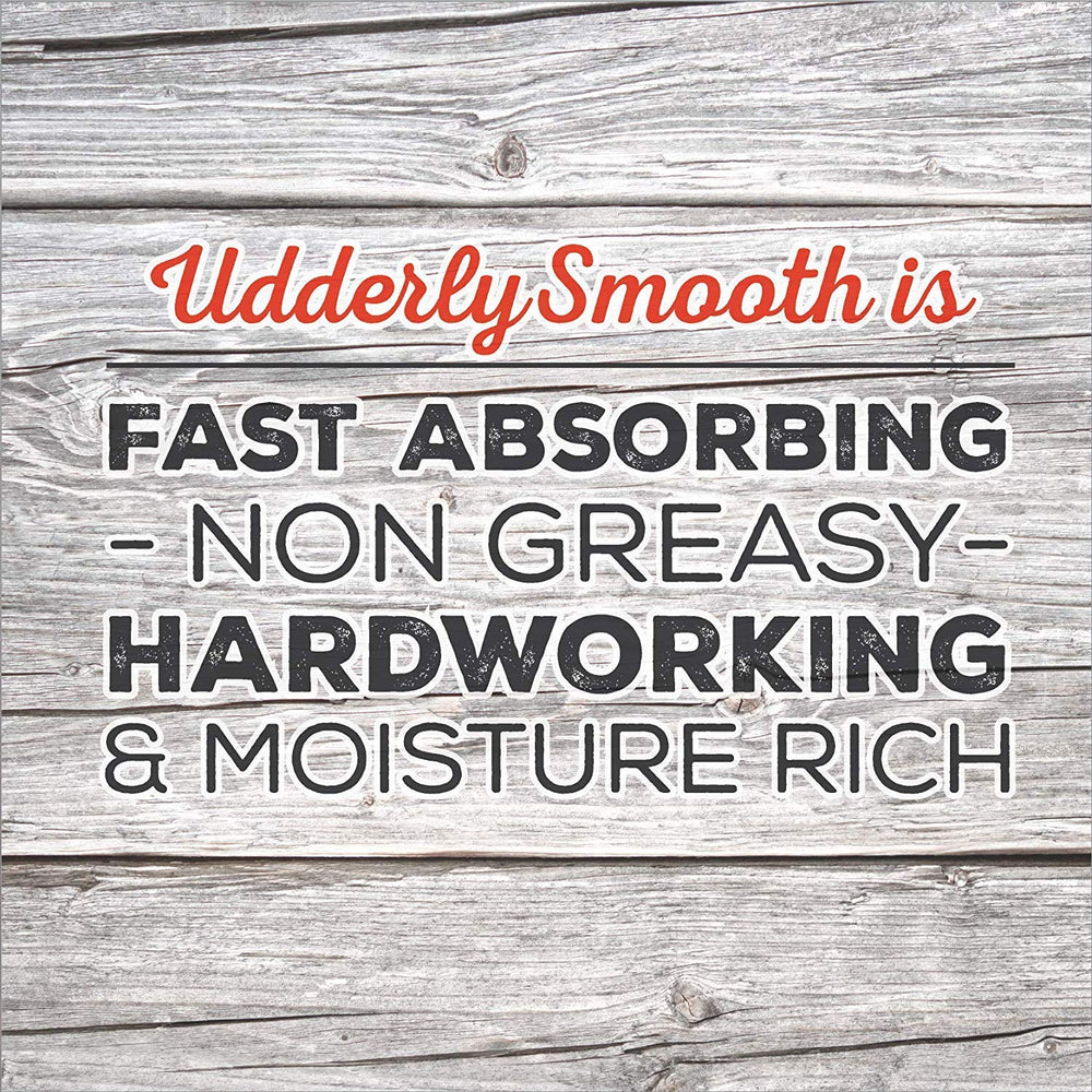 UDDERLY SMOOTH applied to heel demonstrating smoother, softer skin