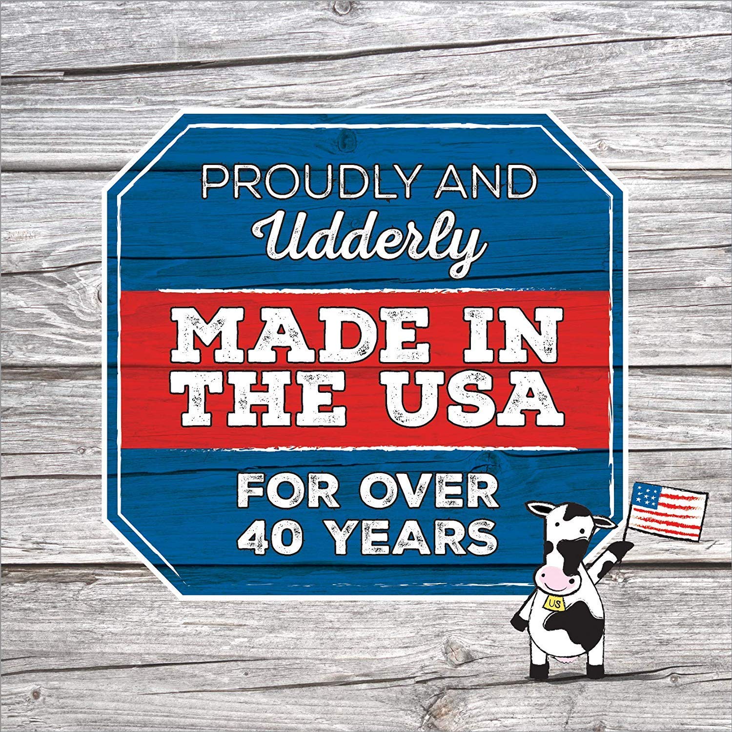 UDDERLY SMOOTH on bathroom shelf in lifestyle setting for daily routine