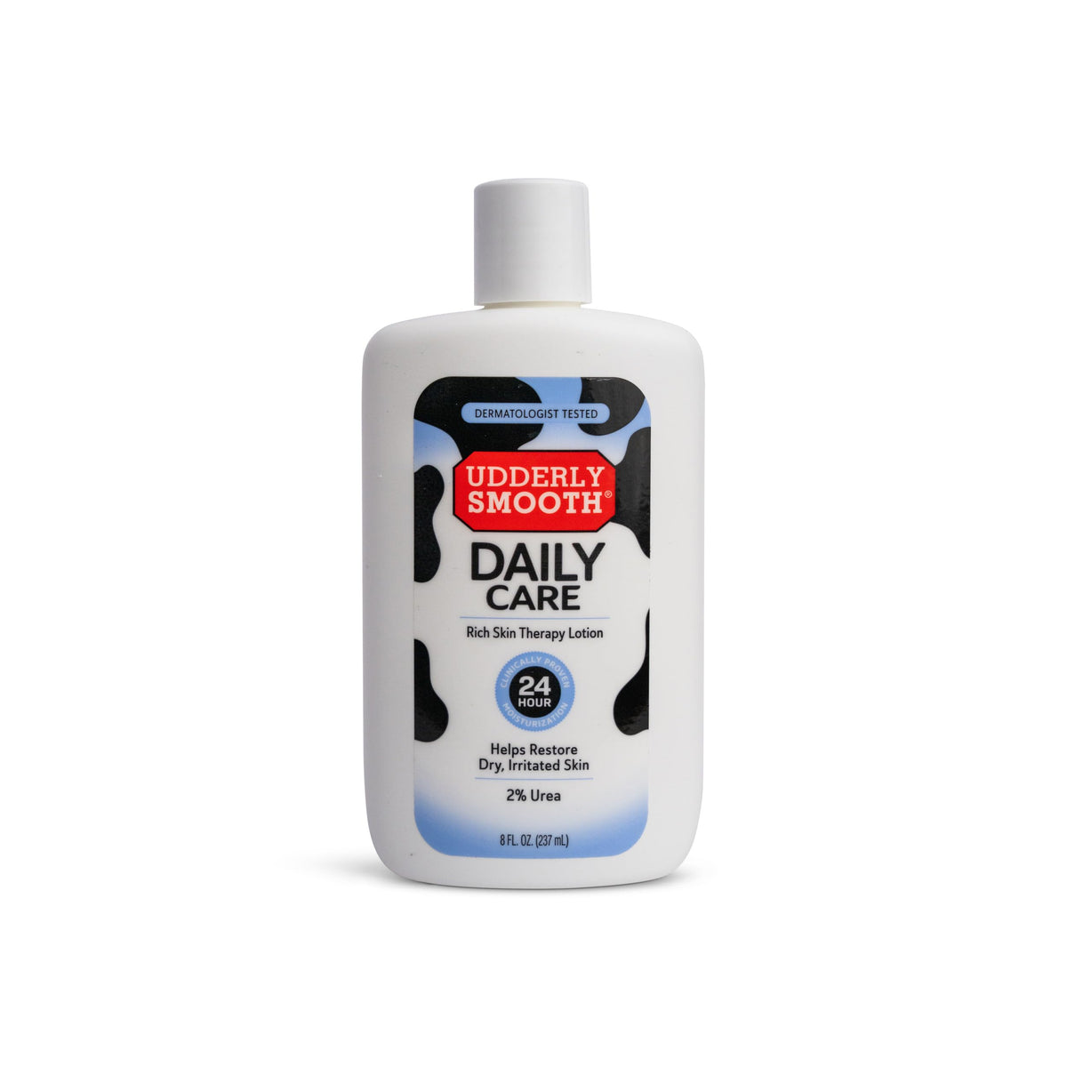 UDDERLY SMOOTH bottle front showing label and unscented formula benefit
