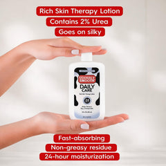 UDDERLY SMOOTH cream smoothed on elbow showing hydration and smoothing benefit