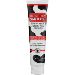 Udderly Smooth front packaging showing two 4 oz tubes and clear product benefit