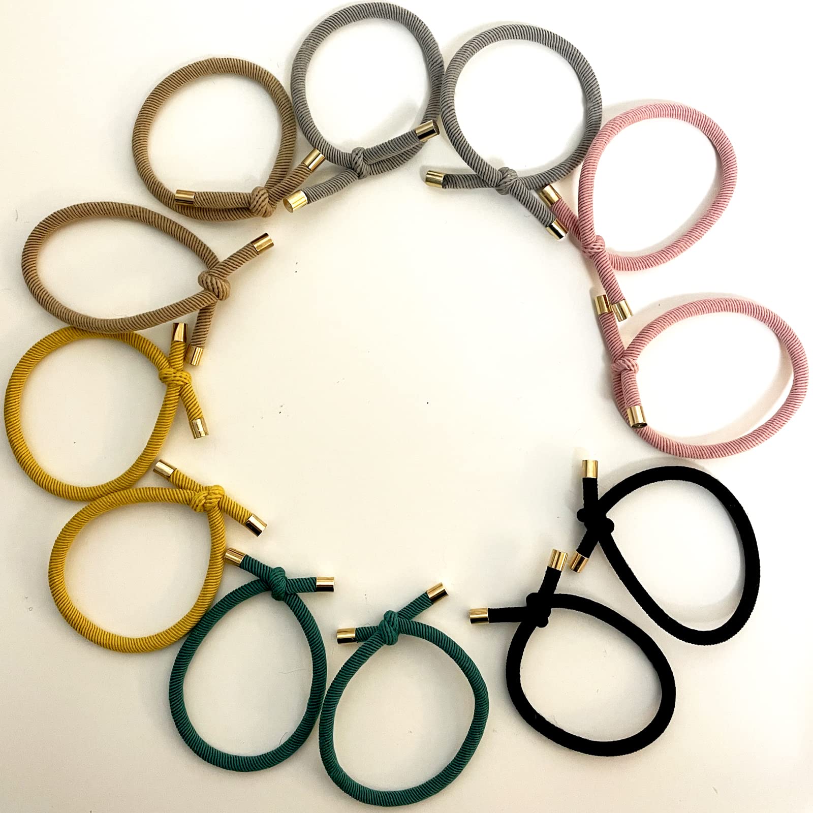 UDeBe hair tie in a ponytail demonstrating no-slip benefit during activity