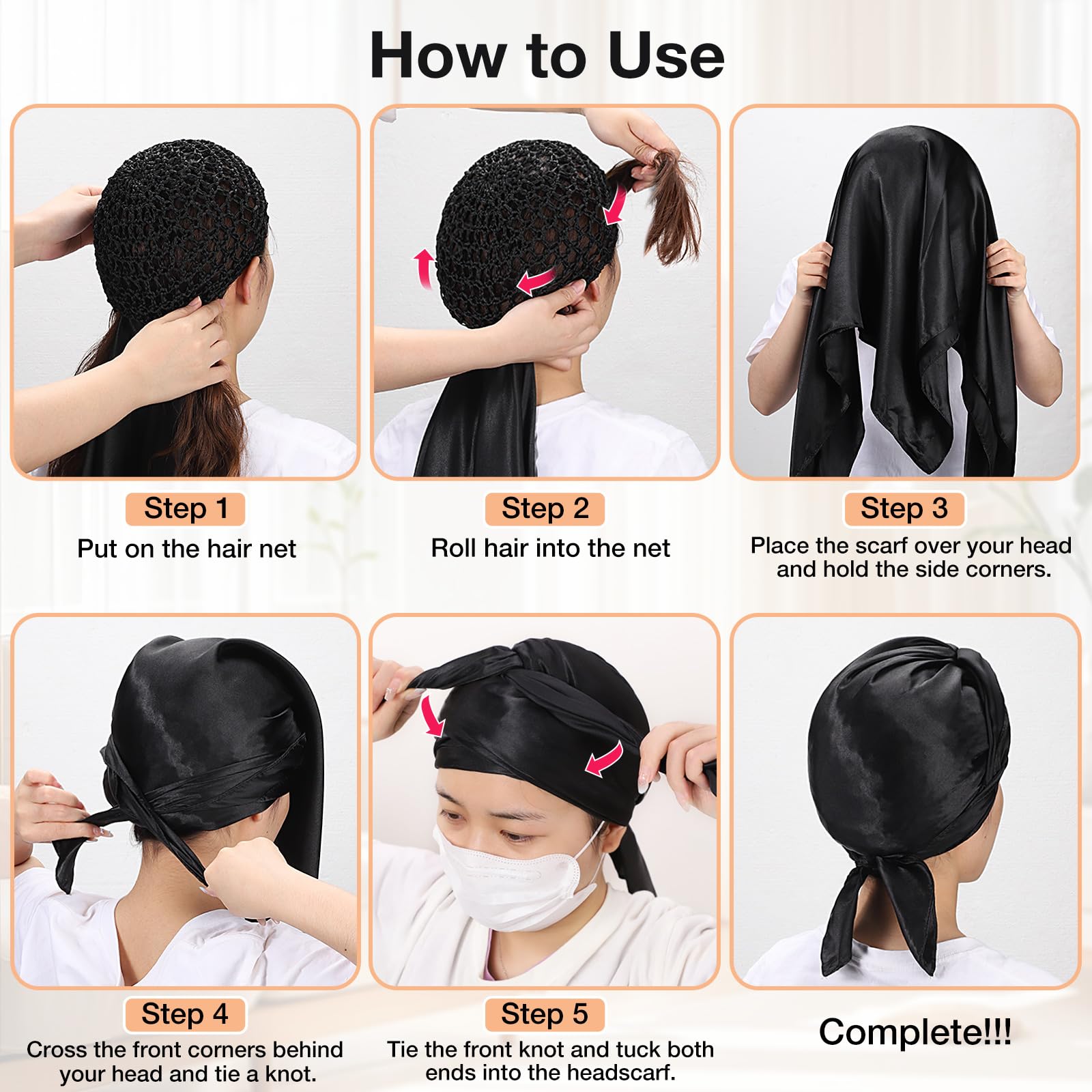 Udefineit protecting braided hairstyle to maintain neatness and moisture