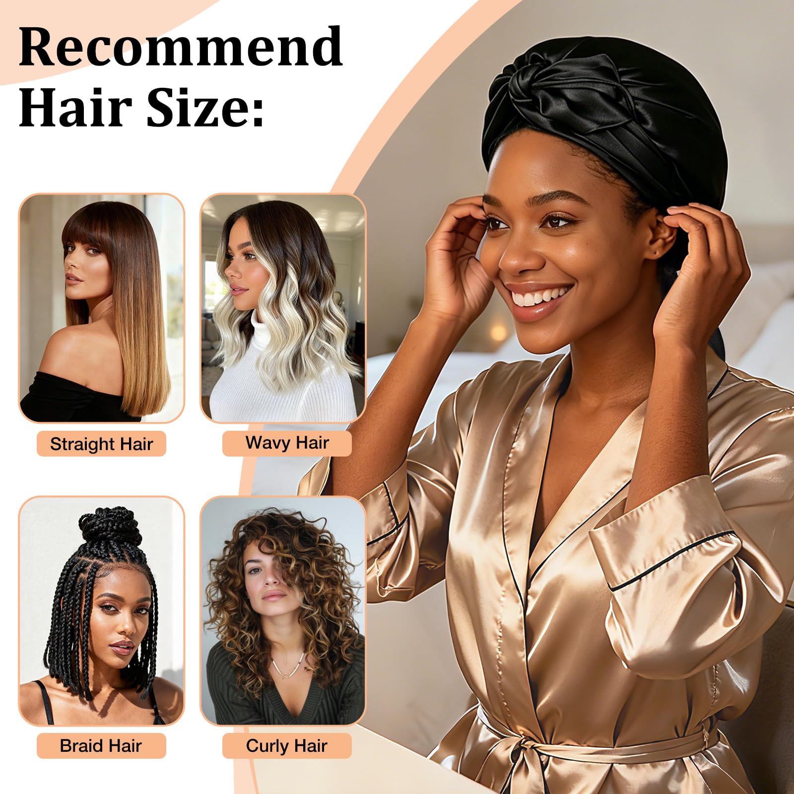 Udefineit wrap on a hand to show scale and fit for different head sizes