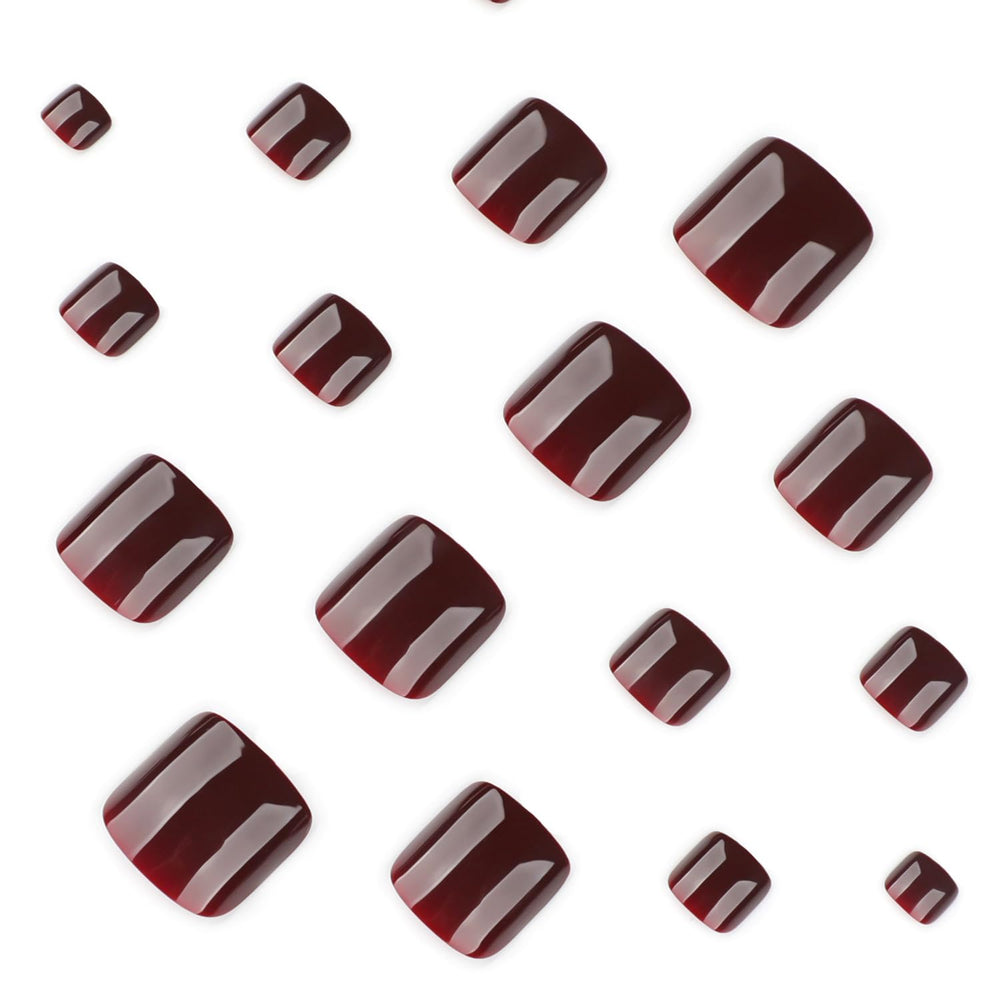 UEYRSEDB close-up of glossy burgundy surface highlighting smooth shine benefit