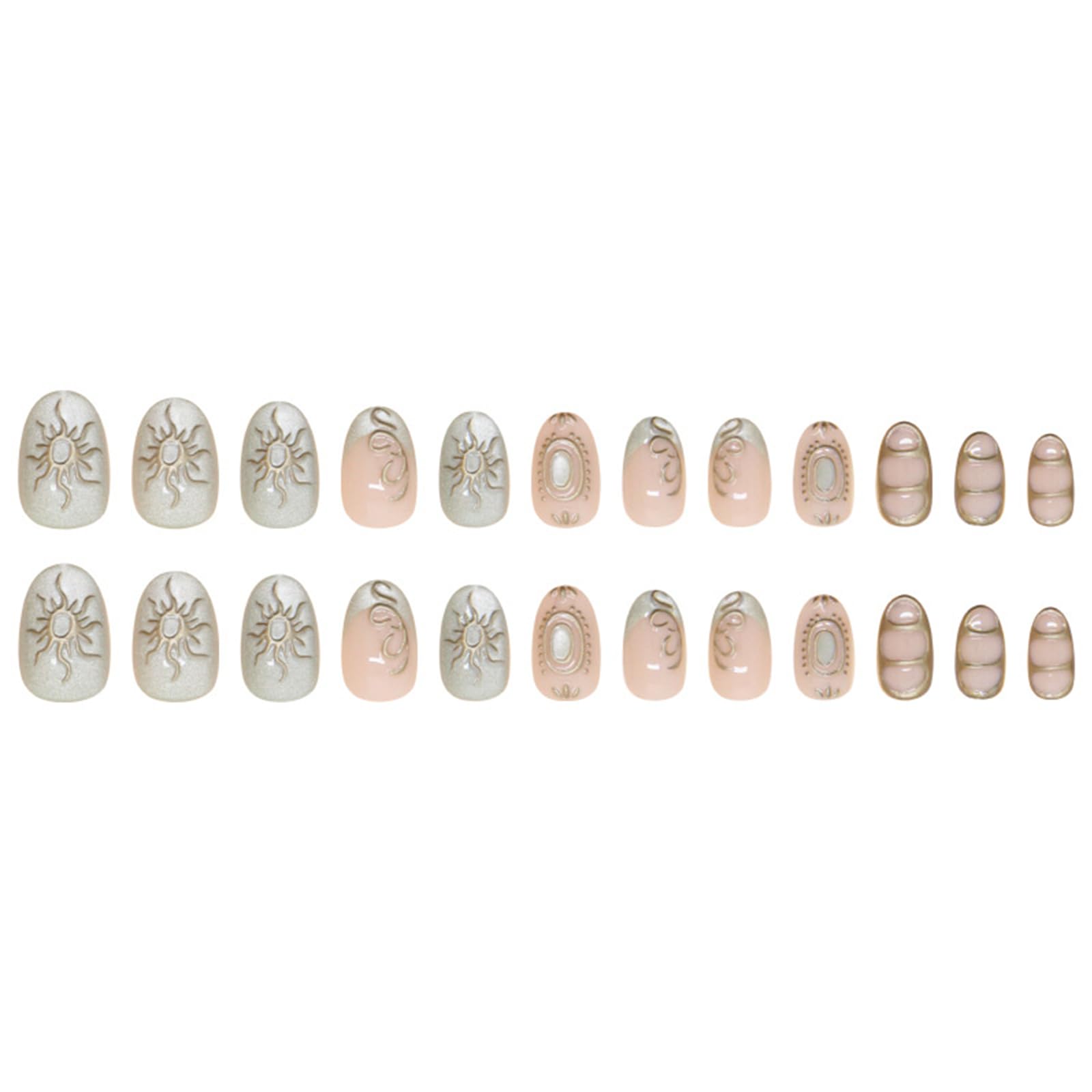 UEYRSEDB trimmed nails on fingers showing scale and customizable length advantage