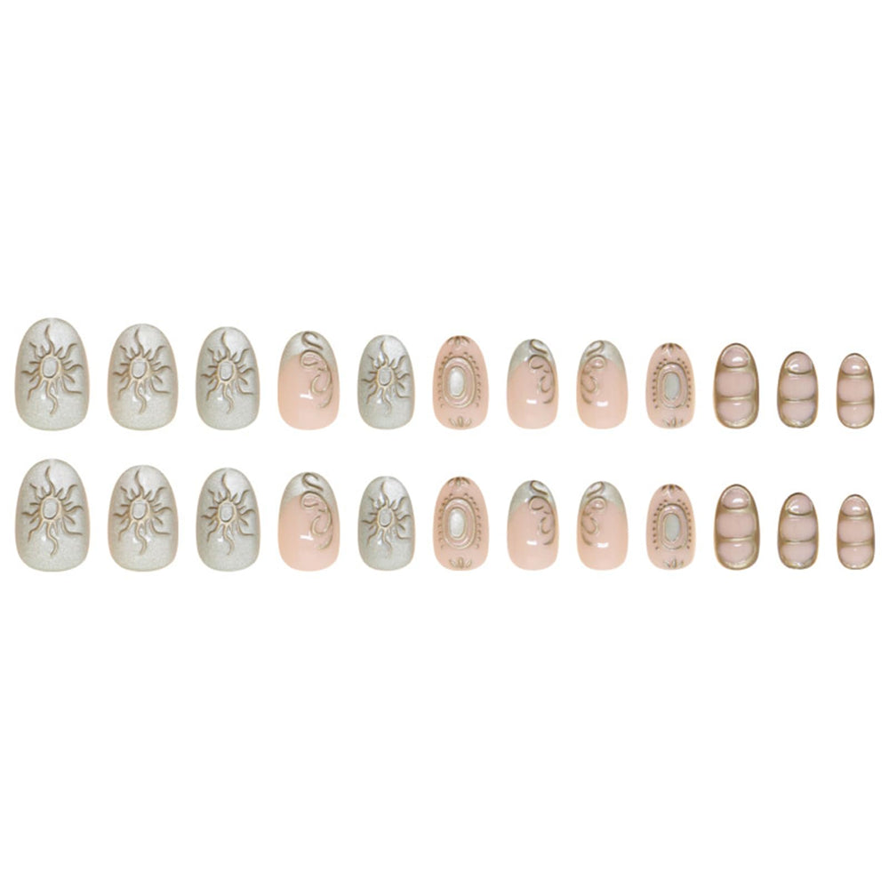 UEYRSEDB trimmed nails on fingers showing scale and customizable length advantage