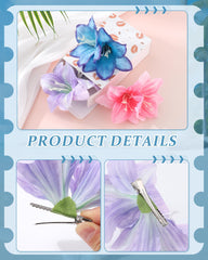 Ufgin blue flower close-up showing bright color that enhances outfits