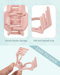 Ufgin clip used in half-up hairstyle for quick everyday styling