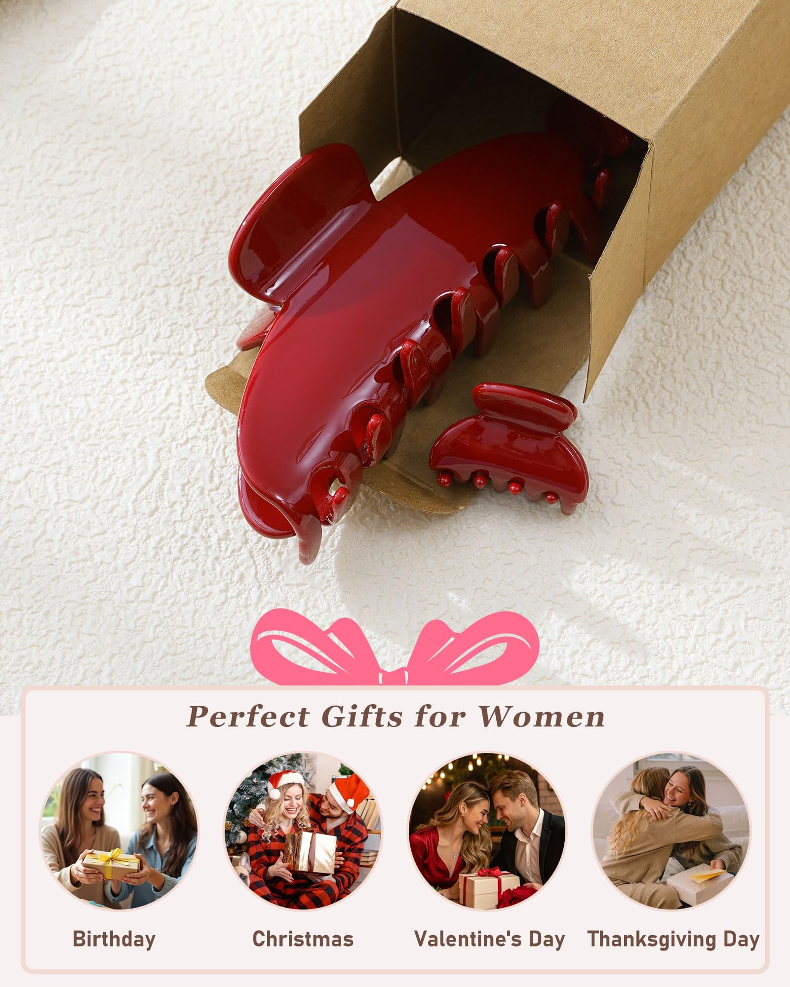 Ufgin red acetate glossy surface texture highlighting smooth, damage-free glide
