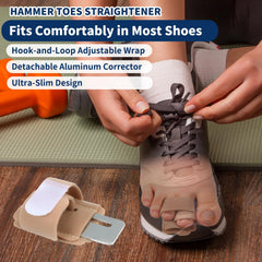 UFITVELL close-up of removable aluminum splint highlighting customizable firm correction