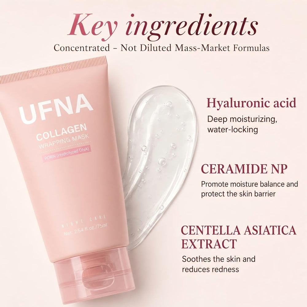 UFNA gel texture close-up highlighting smooth spreadability and hydration