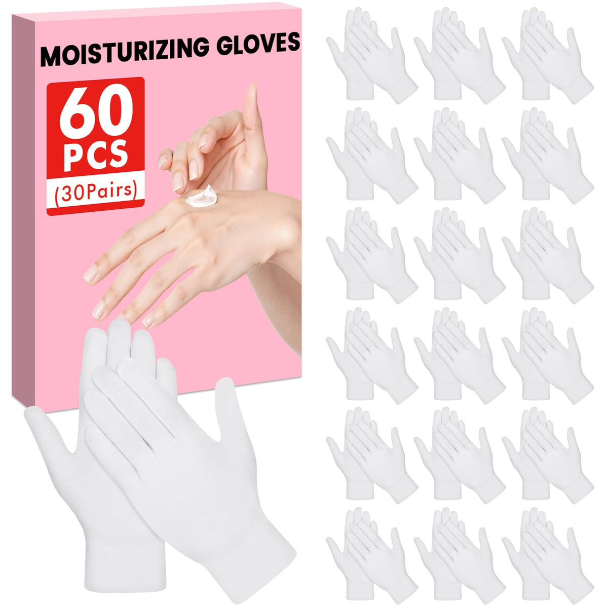 UGODAR front packaging showing bulk 60-piece gloves and benefits