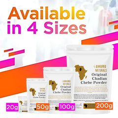 Uhuru Naturals ChadianChebe being scooped into hand for easy application benefit