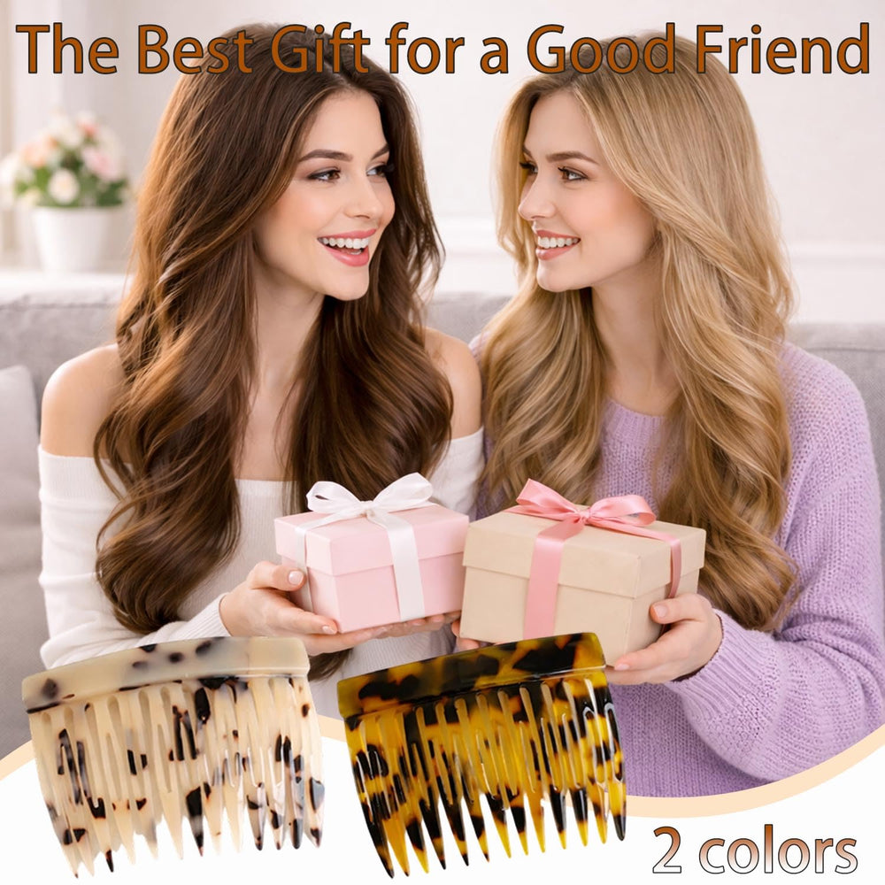 UKSKS combs worn with an evening dress showing elegant styling benefit