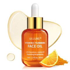 ulluxe front bottle showing label and size, highlights brightening benefits