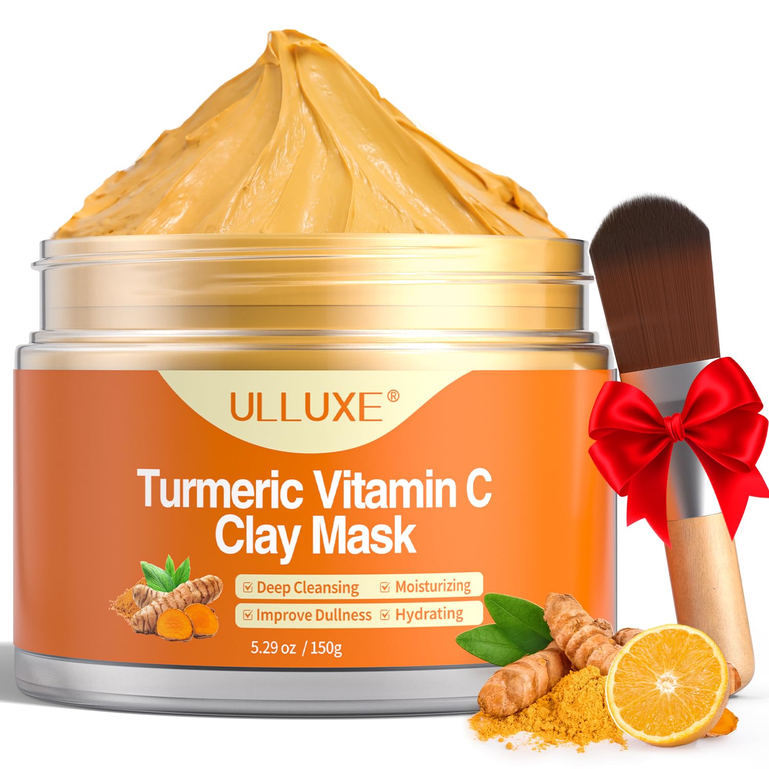 ulluxe front jar packaging showing product and brand benefits