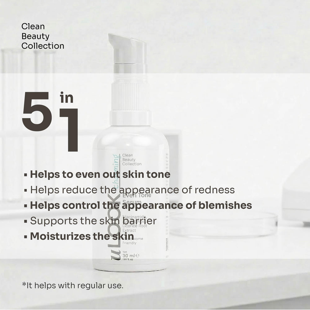 uLOOK label close-up showing formulation details and flora-friendly claim