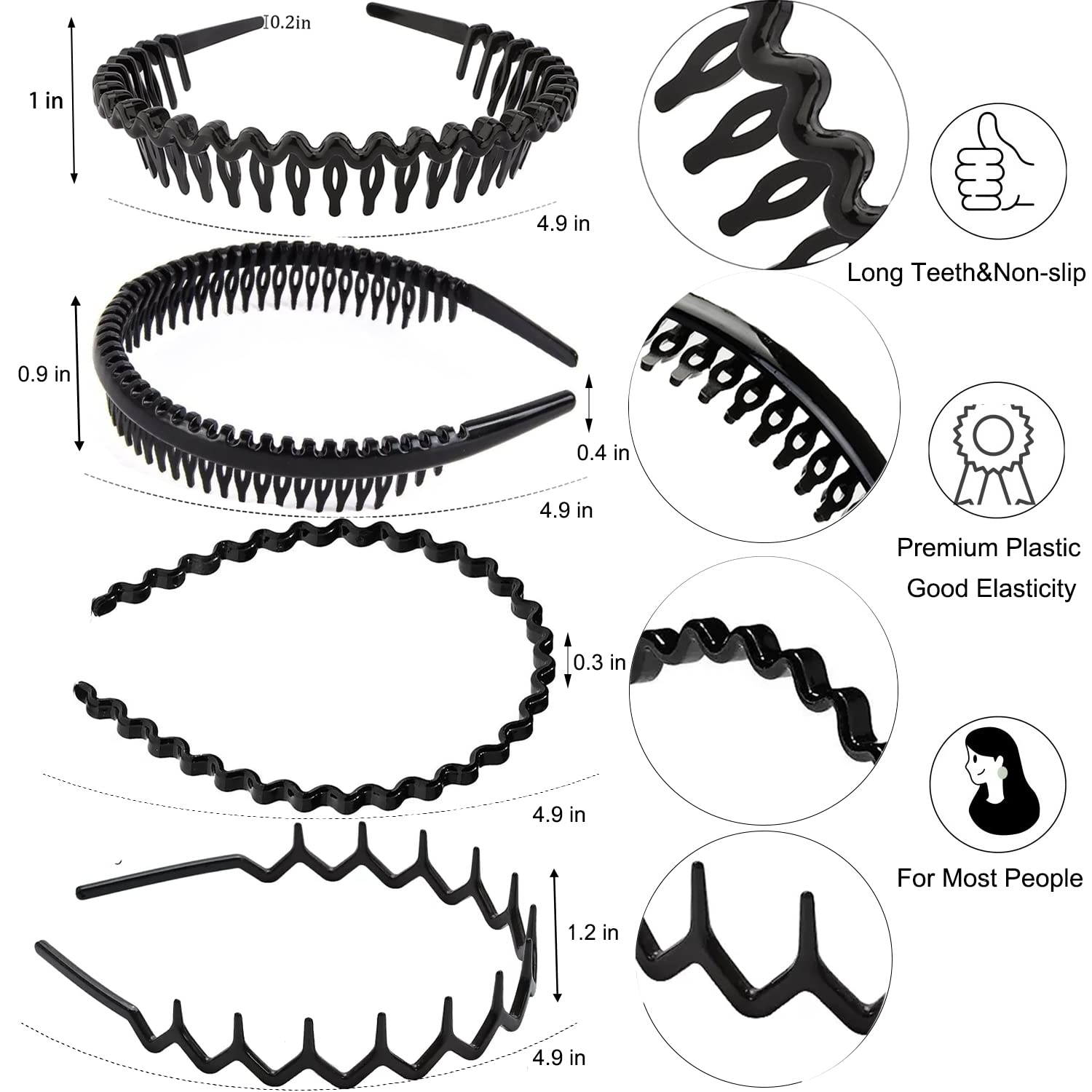 ULTIMUTE close-up of inner teeth detail securing hair without pulling
