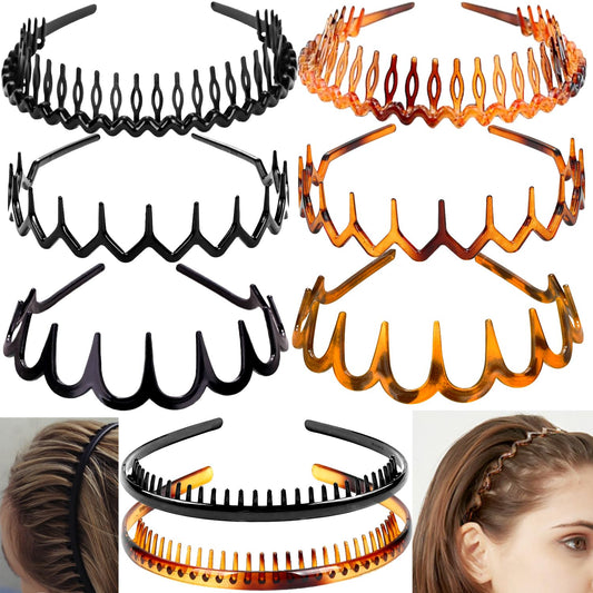 ULTIMUTE front view of black and leopard headbands showing pack benefit