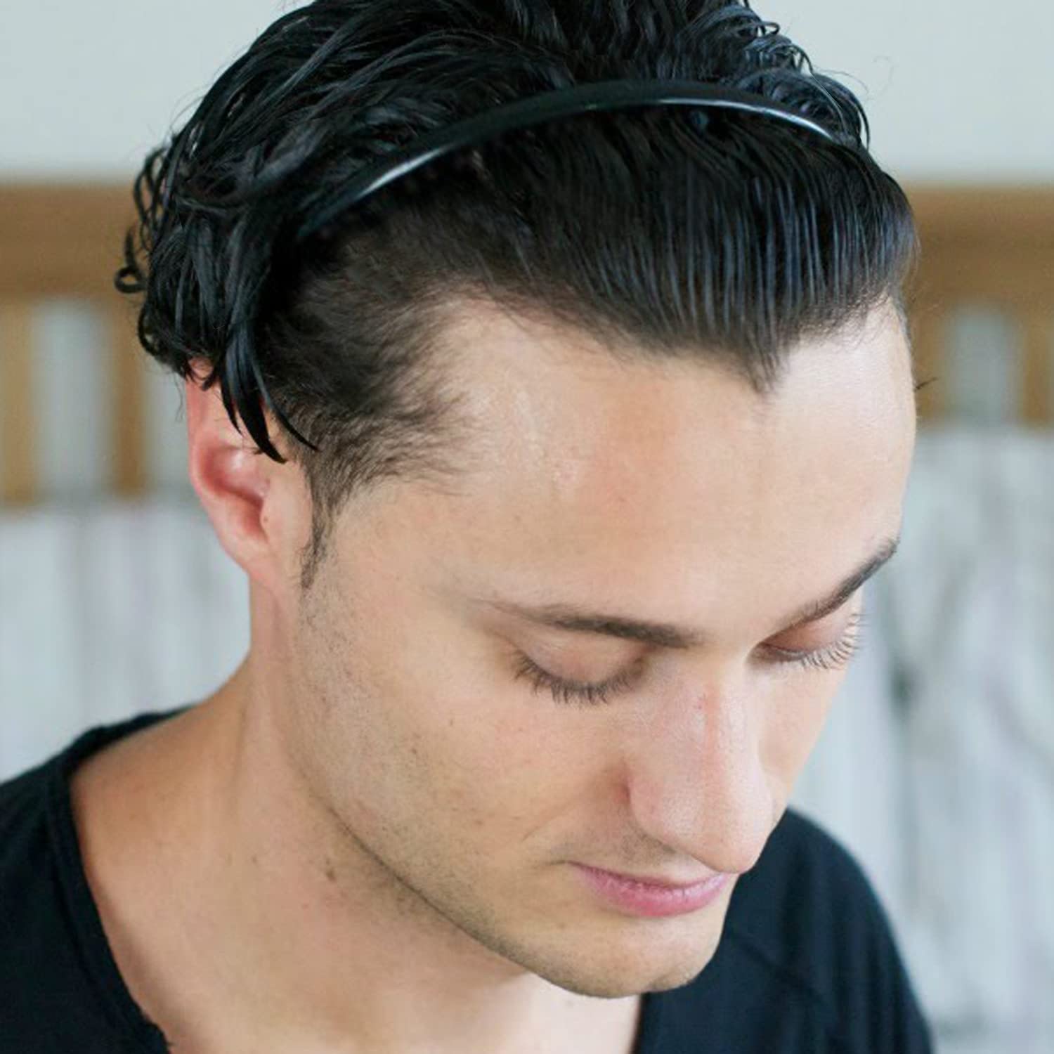 ULTIMUTE headbands in a travel purse highlighting ready-to-go styling benefit