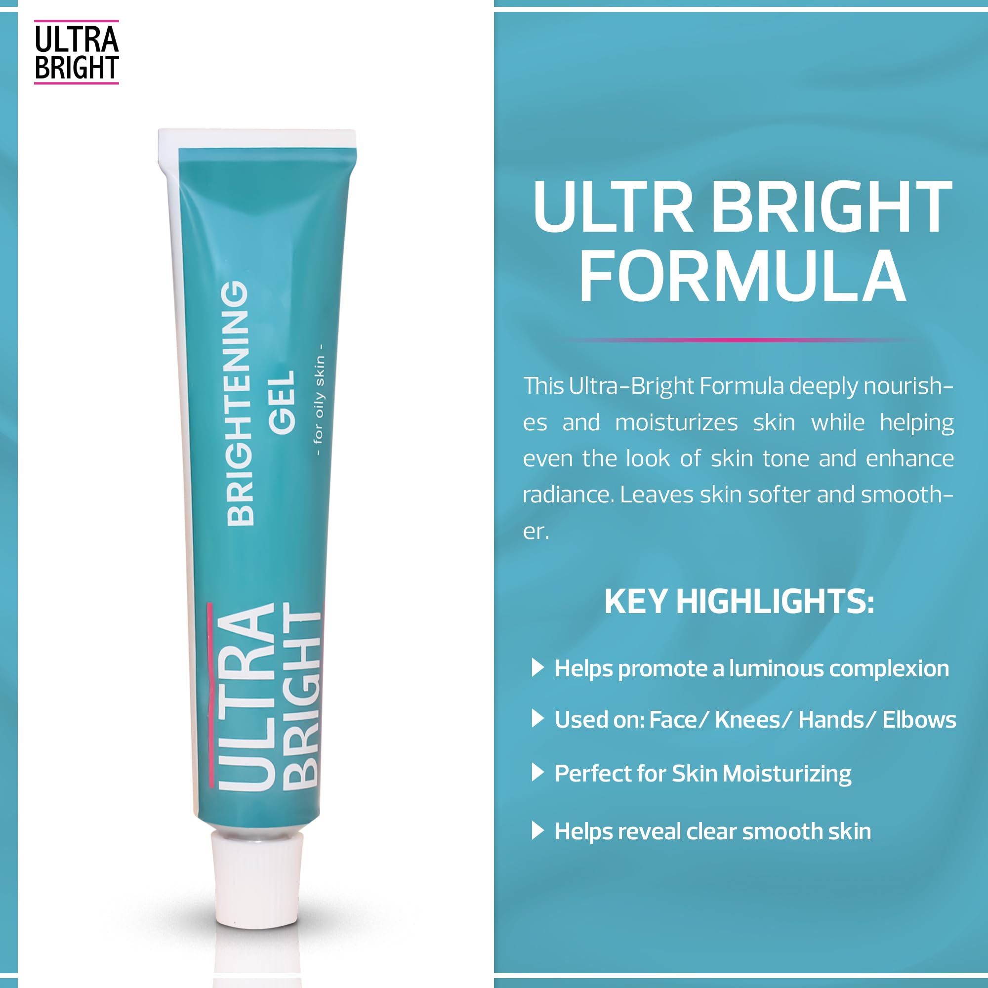 ULTRA BRIGHT alpha arbutin ingredient close-up highlighting brightening benefit