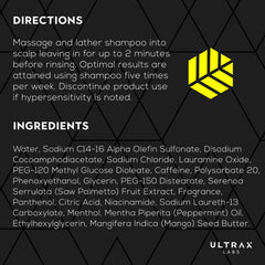 Ultrax Labs lather texture demonstrating gentle cleansing benefit