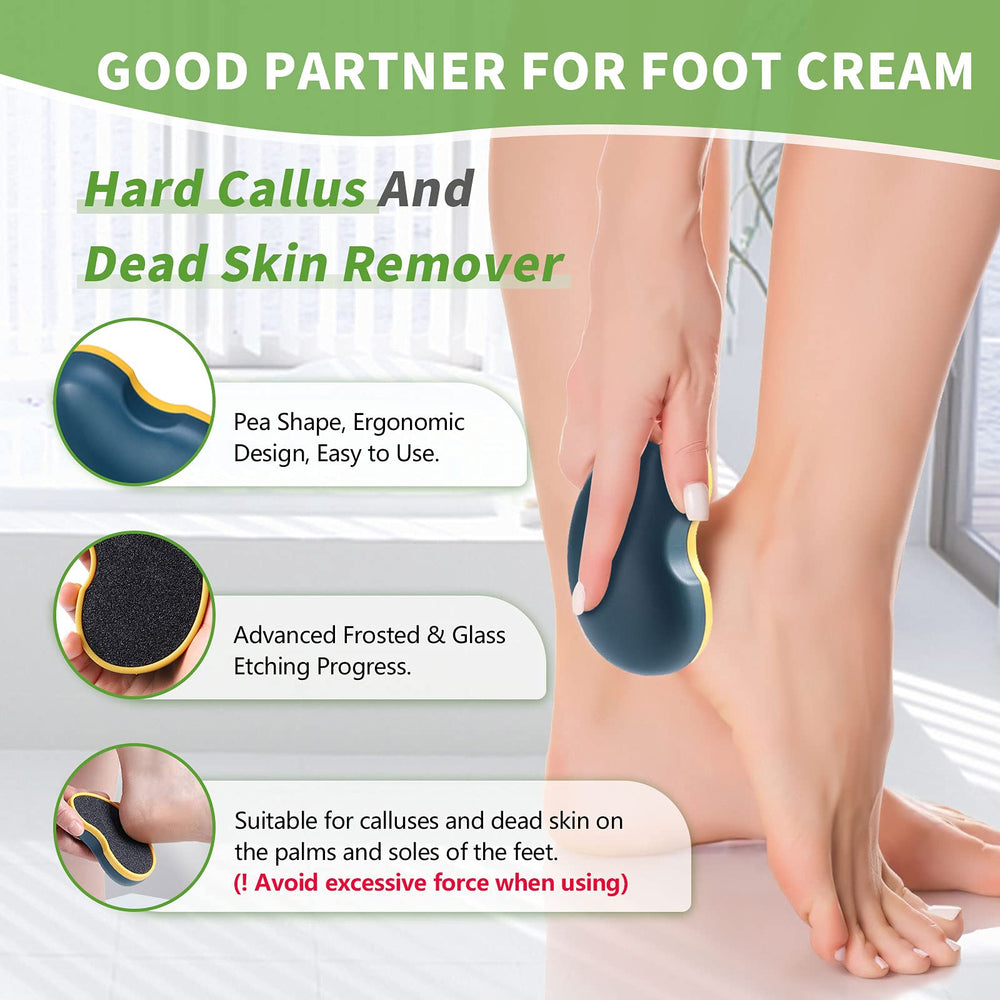 Ultrove applying cream to heel in use, shows improved absorption after filing