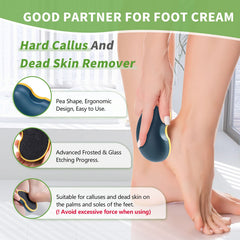 Ultrove applying cream to heel in use, shows improved absorption after filing