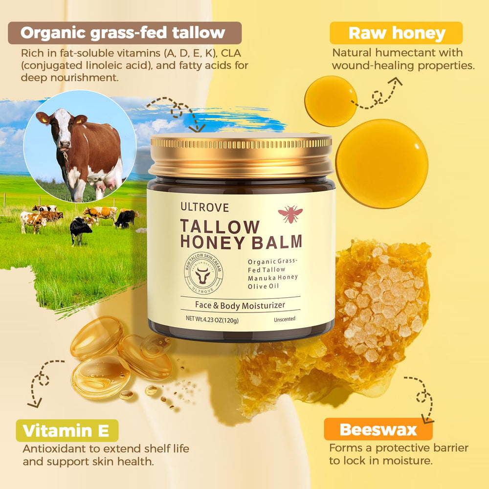 Ultrove open balm texture close-up showing smooth, absorbent consistency