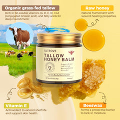 Ultrove open balm texture close-up showing smooth, absorbent consistency