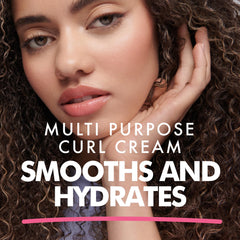 Umberto Giannini before and after curls showing improved definition and shine