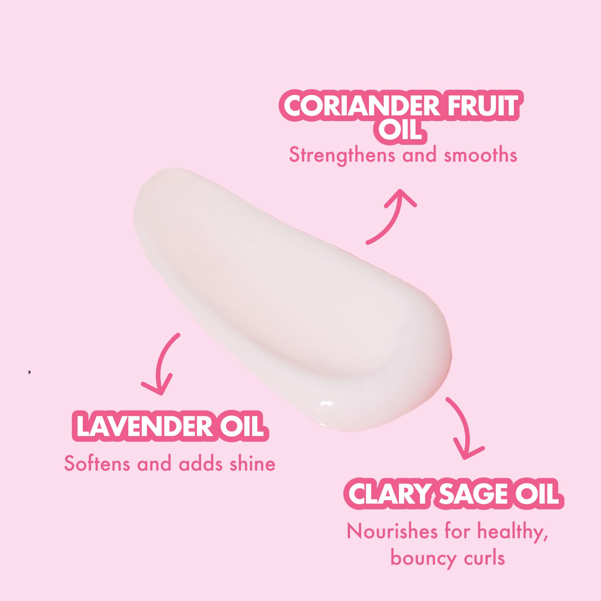 Umberto Giannini bottle next to Curl Jelly Wash to suggest paired routine