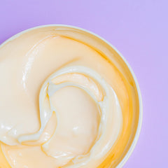 Umberto Giannini label close-up highlighting 97% natural and vegan