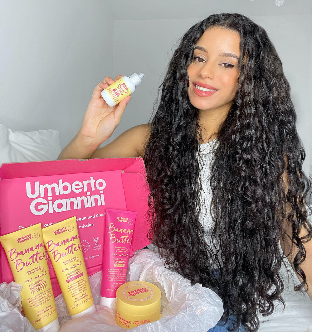 Umberto Giannini pump dispensing conditioner for controlled, mess-free use