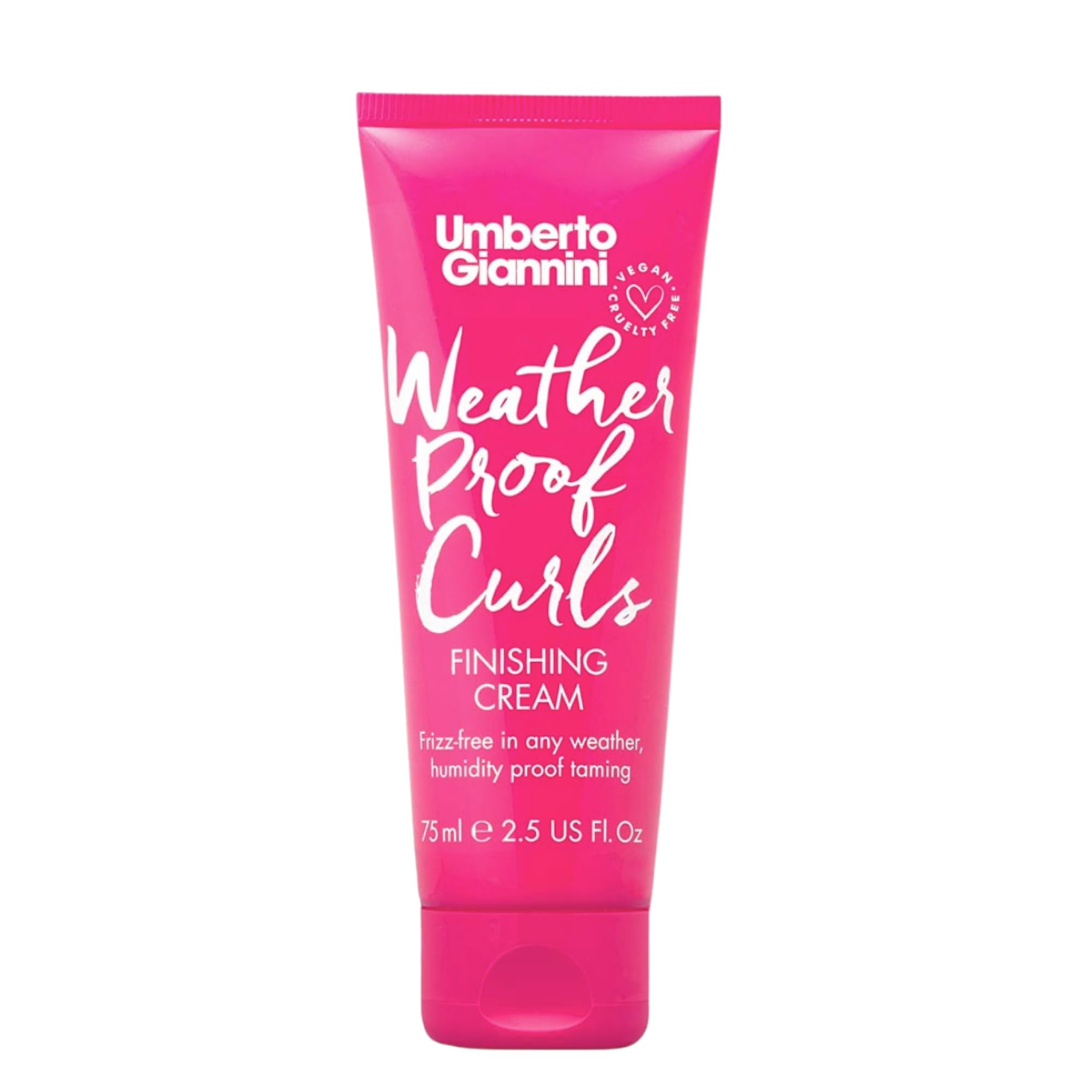 Umberto Giannini front packaging showing compact 75 ml tube and benefits