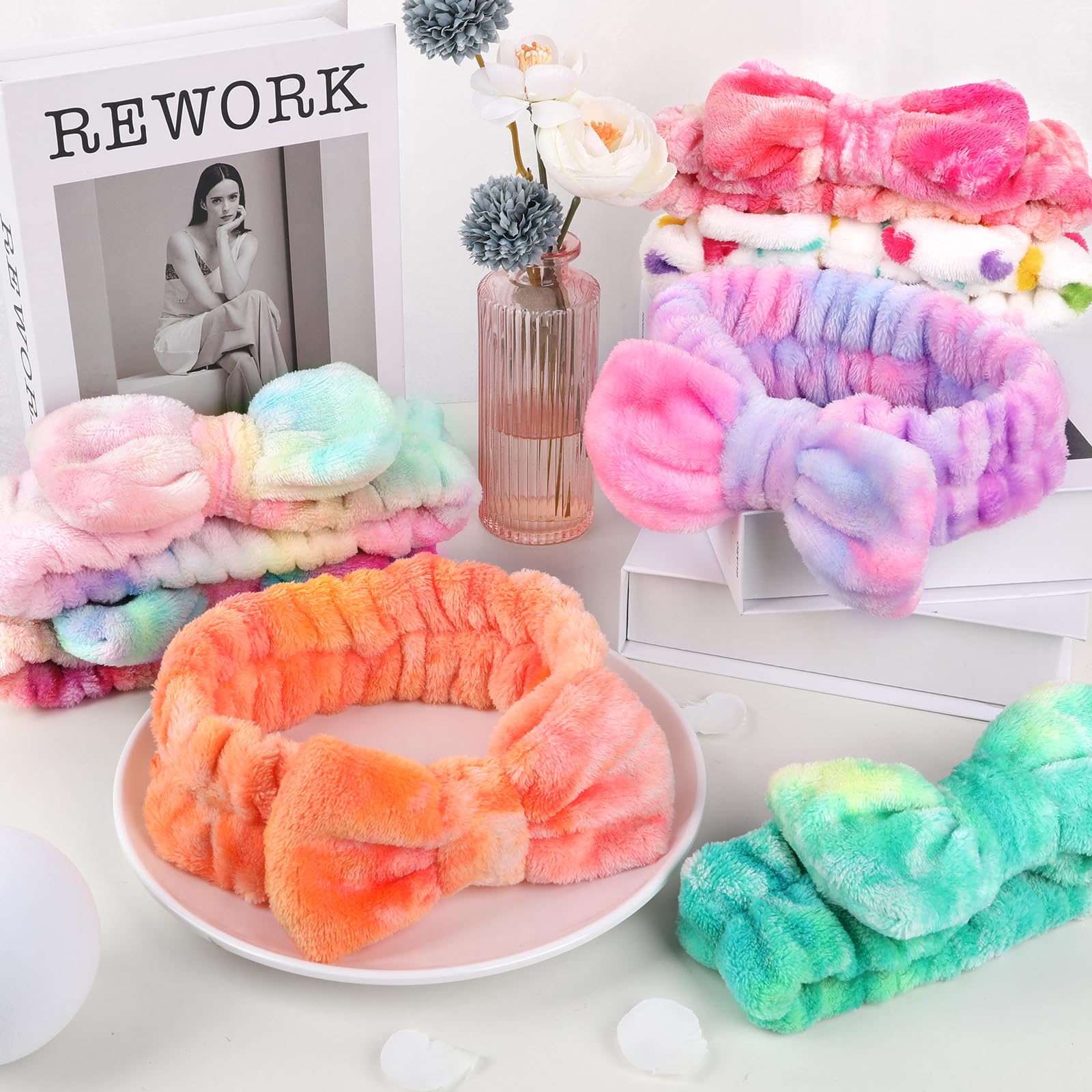 UMIKU seven styles flat-lay displaying variety for spa parties