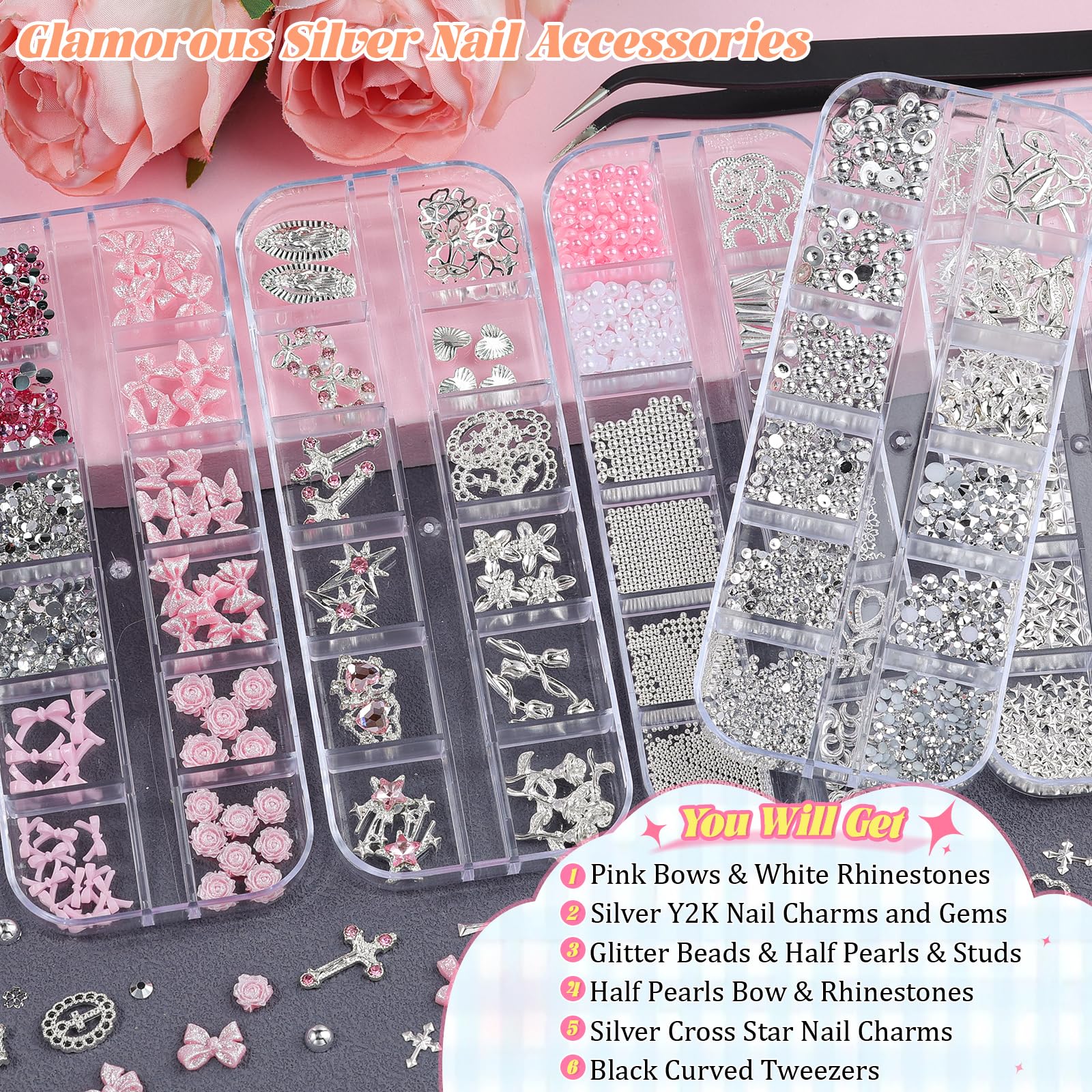 Umillars finished nail design lifestyle image illustrating glam manicure inspiration benefit