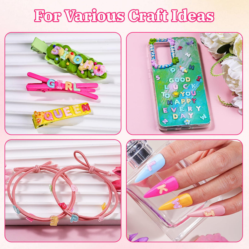 Customized phone case decorated with Umillars letters and pearls showing versatile use