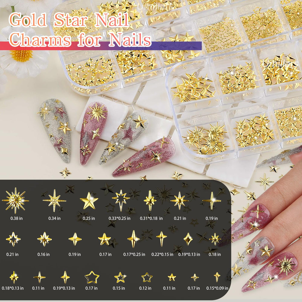 Umillars close-up starburst charms highlighting sparkle and detail