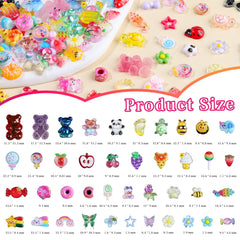 Umillars top-down layout with mixed candies, fruits, animals showing variety for design choices