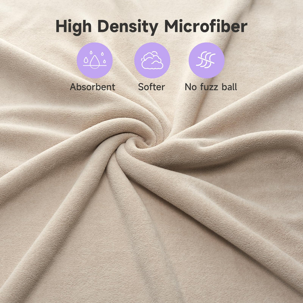 Umisleep towel folded in travel bag for compact, convenient portability
